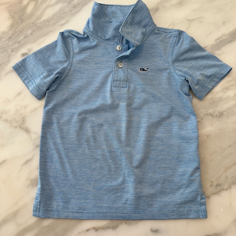 Vineyard Vines Light Blue Kids Polo Shirt